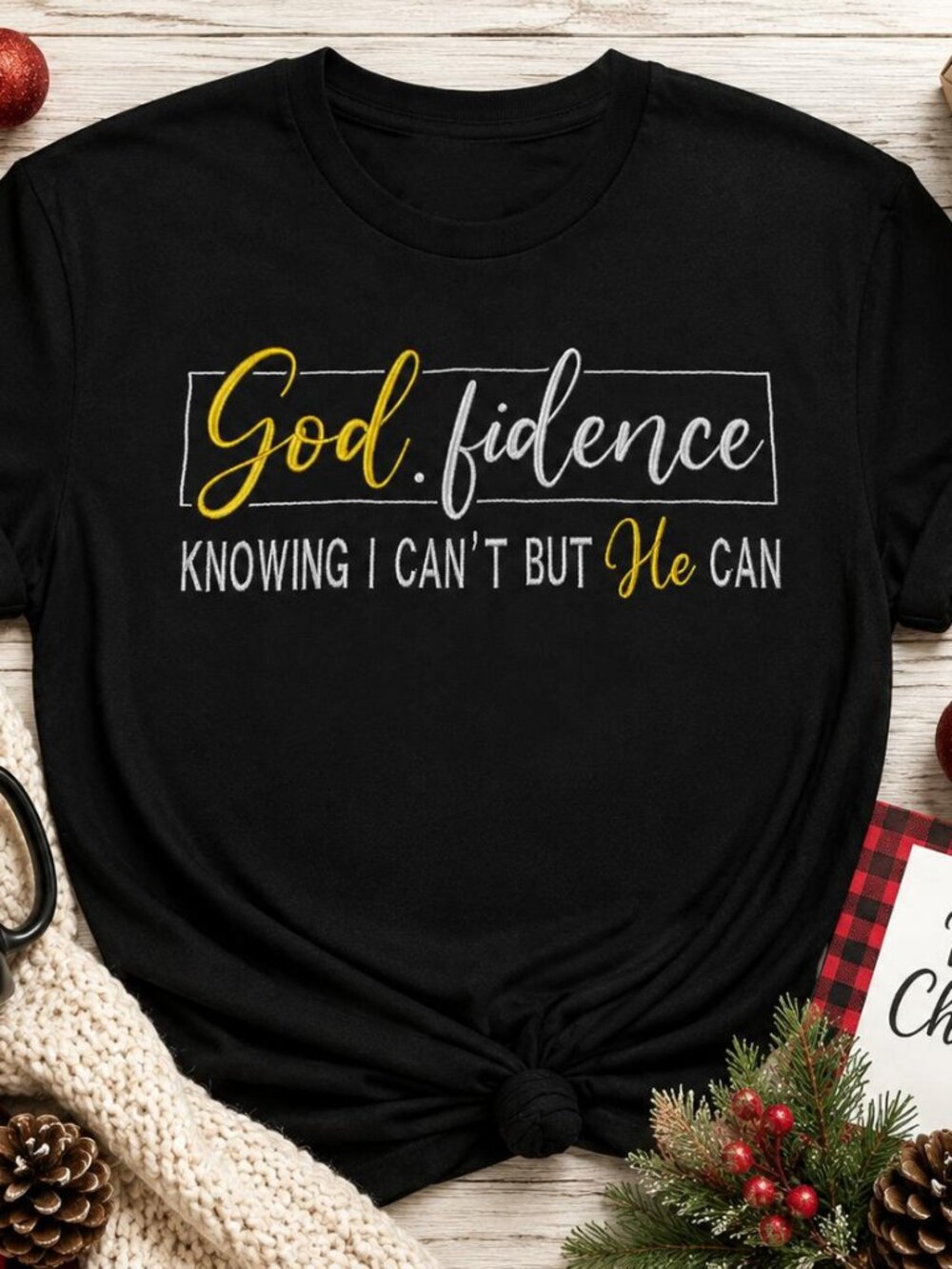 Embroidered Christian Shirt Embroidery Everyday Shirt Religious Streetwear